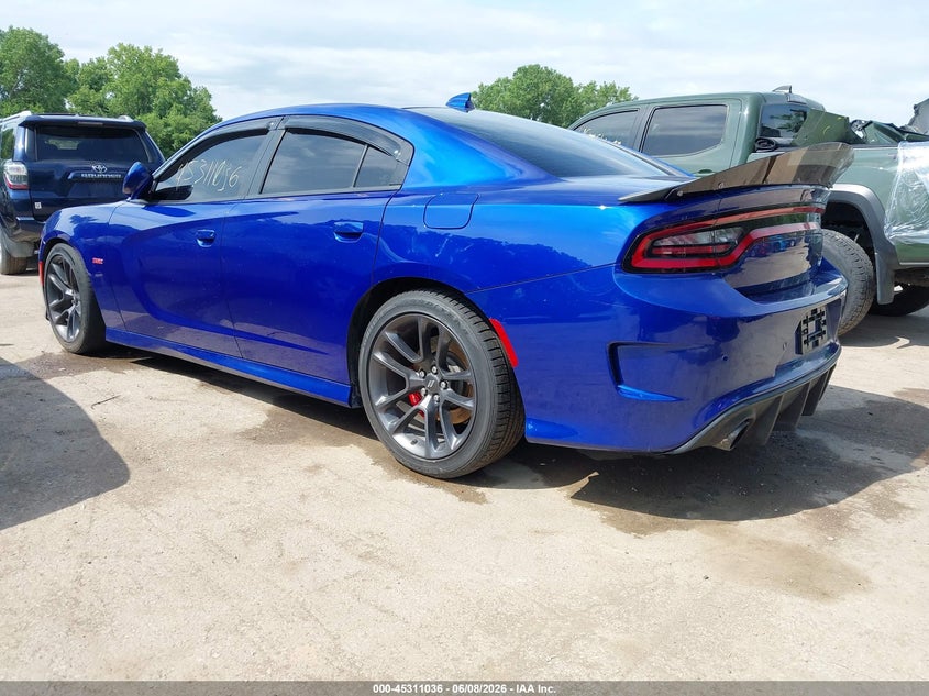 2021 Dodge Charger VIN 2C3CDXGJXMH531611 IAAI salvage auction — FRESH WATER, Salvage Title, sold $11,100 on 2026-07-29 (photo 3)