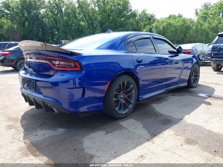 2021 Dodge Charger VIN 2C3CDXGJXMH531611 IAAI salvage auction — FRESH WATER, Salvage Title, sold $11,100 on 2026-07-29 (photo 4)