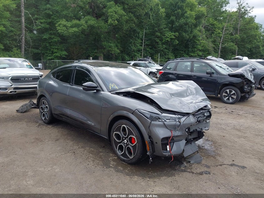 2023 Ford Mustang mach-e VIN 3FMTK4SE1PMA54367 IAAI salvage auction — FRONT END, Salvage Title, sold $8,000 on 2026-07-15 (photo 1)