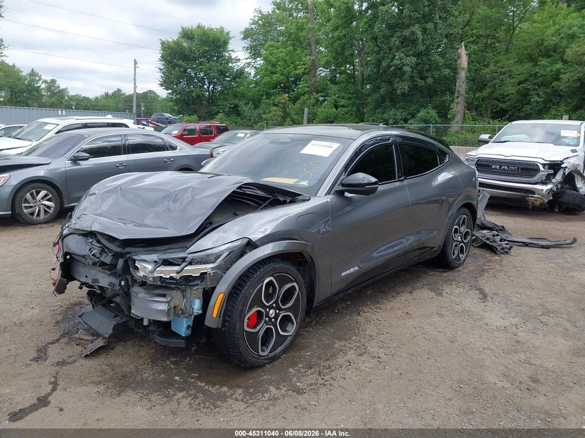 2023 Ford Mustang mach-e VIN 3FMTK4SE1PMA54367 IAAI salvage auction — FRONT END, Salvage Title, sold $8,000 on 2026-07-15 (photo 2)