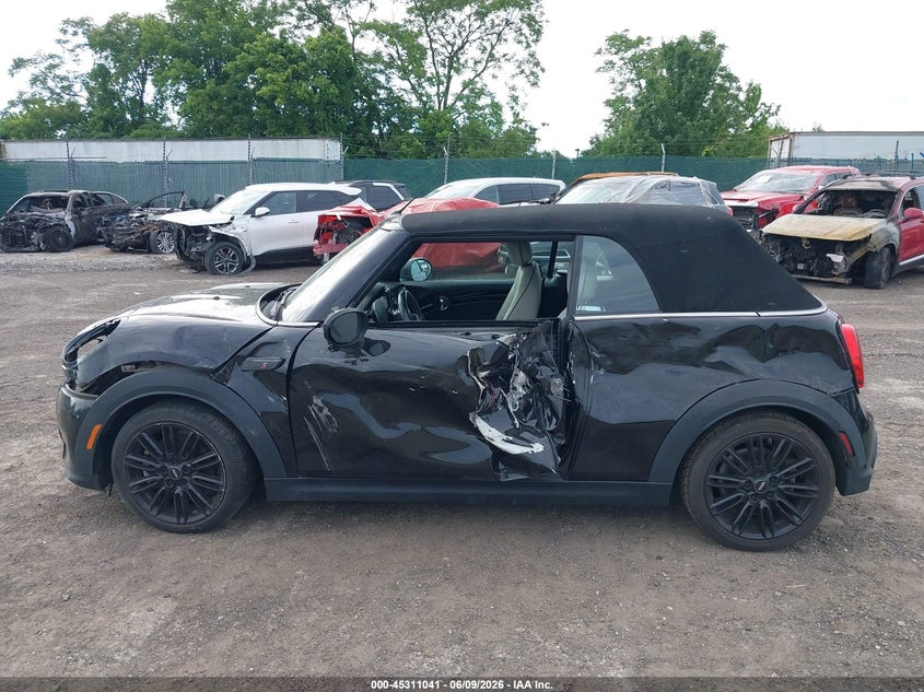 2022 Mini Convertible VIN WMW43DL02N3N46684 IAAI salvage auction — SIDE, Salvage Title, sold $4,050 on 2026-07-24 (photo 6)