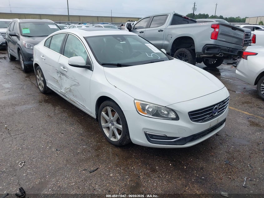 2016 Volvo S60 VIN YV126MFK0G1399823 IAAI salvage auction — SIDE, Salvage (Texas), sold $600 on 2026-07-31 (photo 1)
