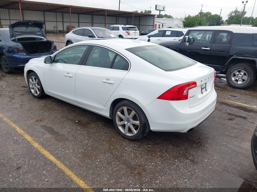 2016 Volvo S60 VIN YV126MFK0G1399823 IAAI salvage auction — SIDE, Salvage (Texas), sold $600 on 2026-07-31 (photo 3)