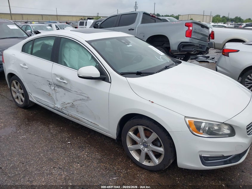 2016 Volvo S60 VIN YV126MFK0G1399823 IAAI salvage auction — SIDE, Salvage (Texas), sold $600 on 2026-07-31 (photo 6)