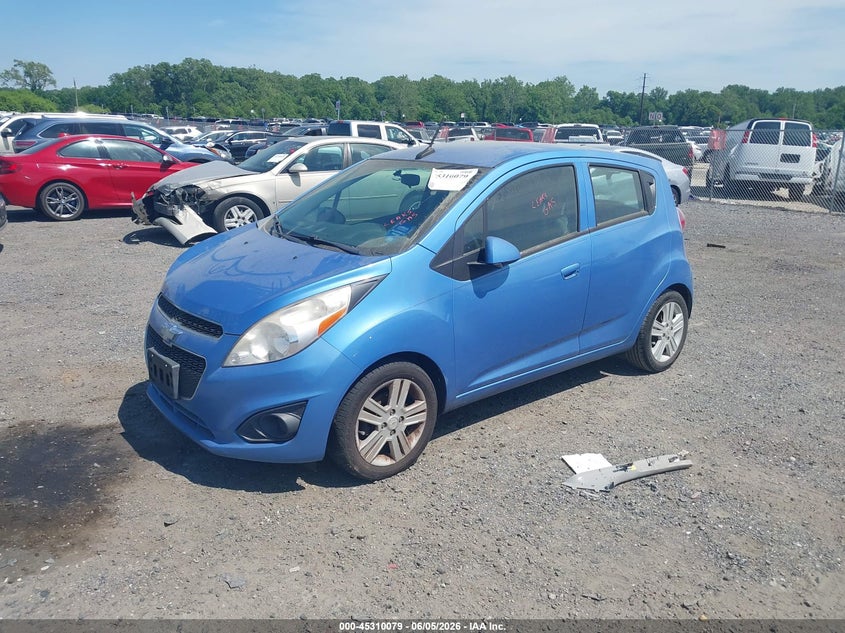 2014 Chevrolet Spark VIN KL8CB6S98EC481880 IAAI salvage auction — NORMAL WEAR, Clear (Delaware), sold $500 on 2026-07-13 (photo 2)