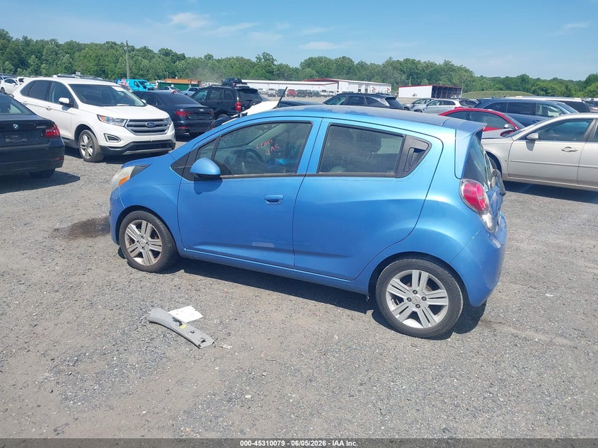 2014 Chevrolet Spark VIN KL8CB6S98EC481880 IAAI salvage auction — NORMAL WEAR, Clear (Delaware), sold $500 on 2026-07-13 (photo 3)