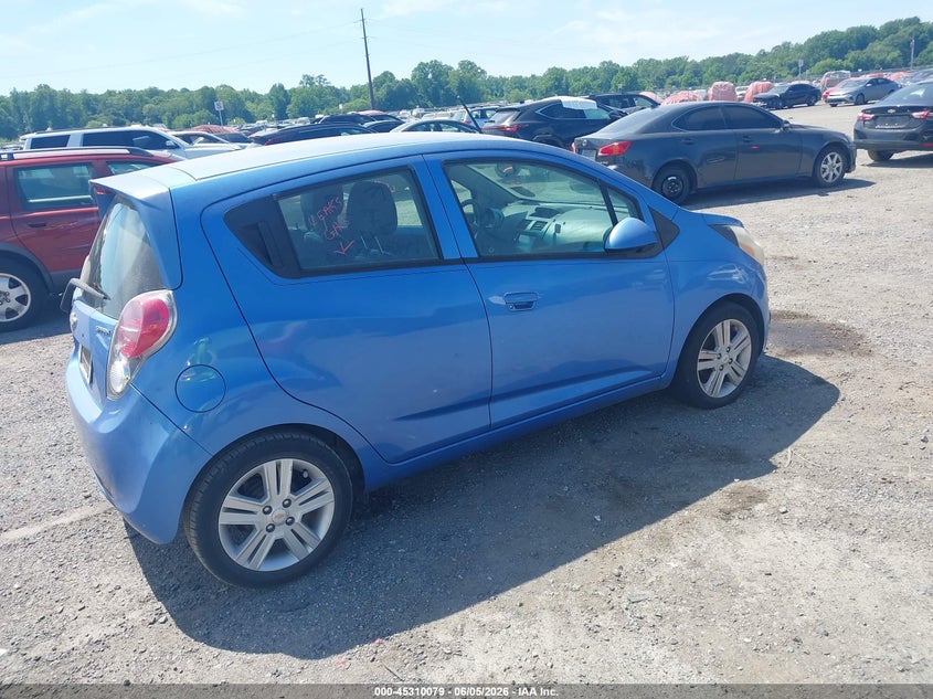 2014 Chevrolet Spark VIN KL8CB6S98EC481880 IAAI salvage auction — NORMAL WEAR, Clear (Delaware), sold $500 on 2026-07-13 (photo 4)