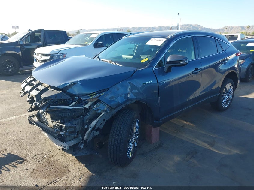 2021 Toyota Venza VIN JTEAAAAH5MJ027878 IAAI salvage auction — FRONT END, Salvage Title, sold $6,550 on 2026-07-28 (photo 2)