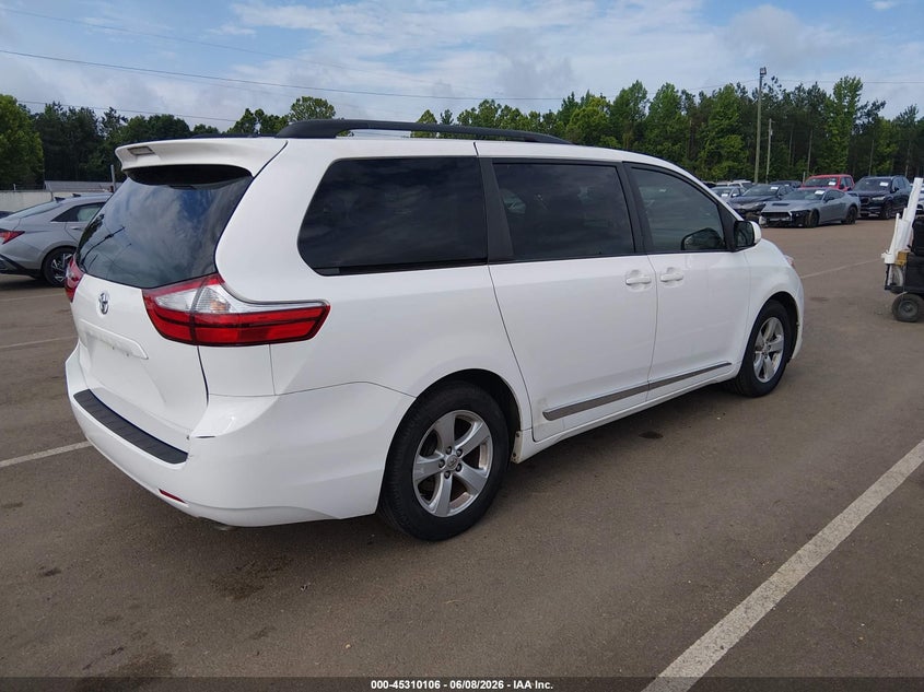 2015 Toyota Sienna VIN 5TDKK3DC5FS663210 IAAI salvage auction — LEFT FRONT, Salvage Title, sold $3,750 on 2026-07-16 (photo 4)