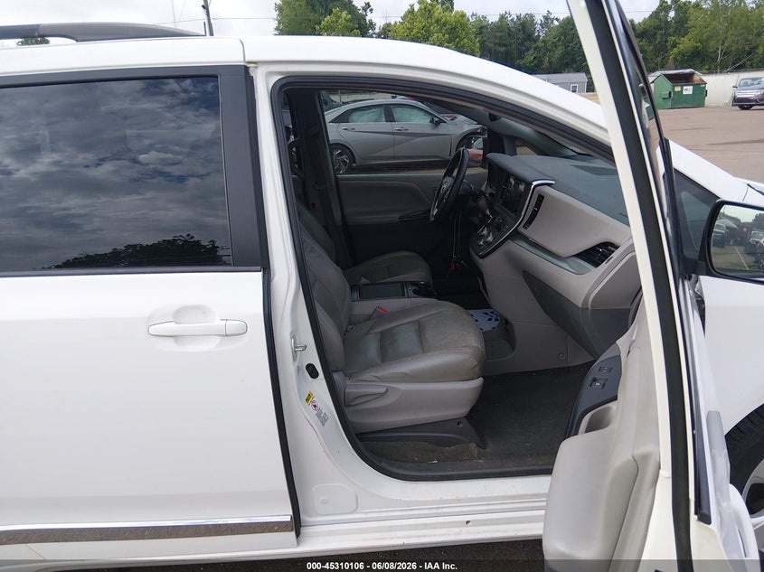 2015 Toyota Sienna VIN 5TDKK3DC5FS663210 IAAI salvage auction — LEFT FRONT, Salvage Title, sold $3,750 on 2026-07-16 (photo 5)