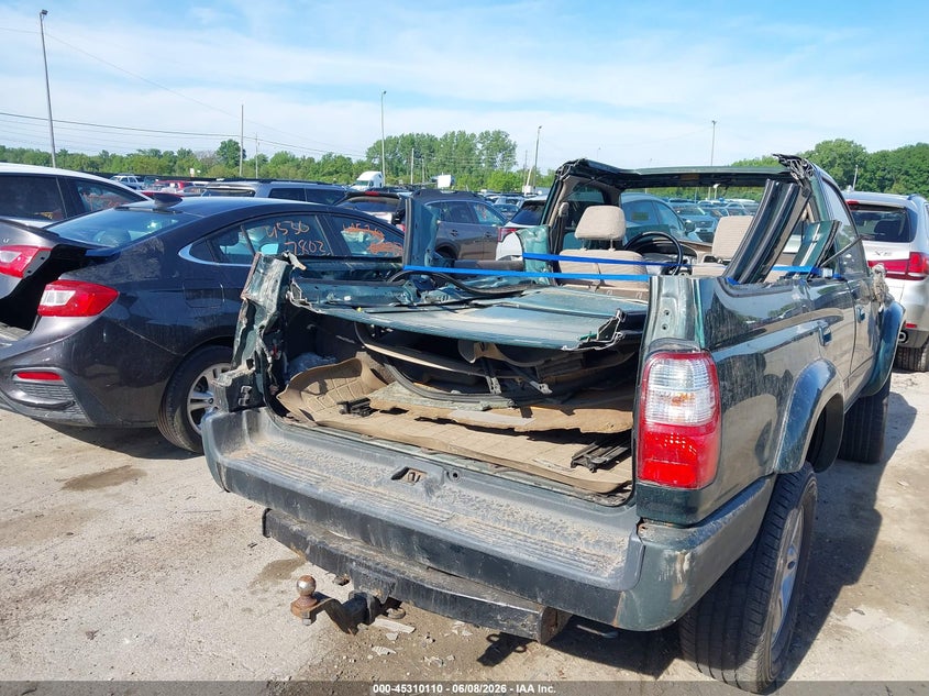 2001 Toyota 4runner VIN JT3HN86R110351725 IAAI salvage auction — ROOF, Original (Ohio), sold $725 on 2026-07-07 (photo 8)