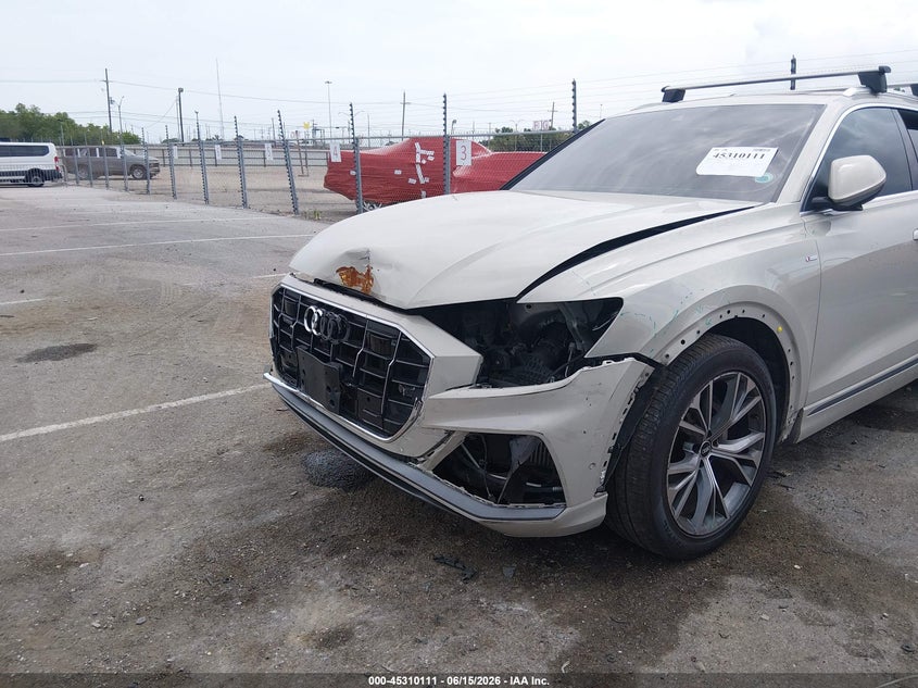 2021 Audi Q8 VIN WA1EVAF11MD036043 IAAI salvage auction — FRONT END, Wait Title, sold $13,800 on 2026-09-05 (photo 6)