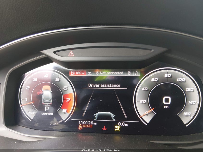 2021 Audi Q8 VIN WA1EVAF11MD036043 IAAI salvage auction — FRONT END, Wait Title, sold $13,800 on 2026-09-05 (photo 7)