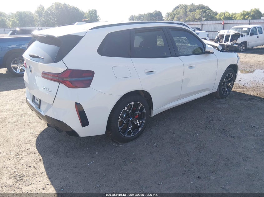 2026 BMW X3 VIN 5UX53GP06T9403443 IAAI salvage auction — LEFT FRONT, Salvage (Arkansas), sold $9,200 on 2026-07-27 (photo 4)