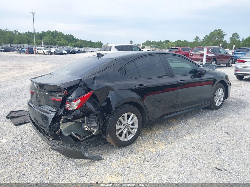 2025 Toyota Camry VIN 4T1DAACKXSU629418 IAAI salvage auction — RIGHT REAR, Rebuildable (Florida), sold $12,250 on 2026-07-25 (photo 4)
