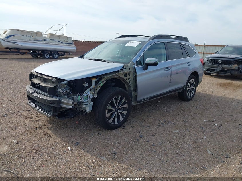 2017 Subaru Outback VIN 4S4BSAKC5H3320713 IAAI salvage auction — SIDE, Original (Texas), sold $5,100 on 2026-07-05 (photo 2)