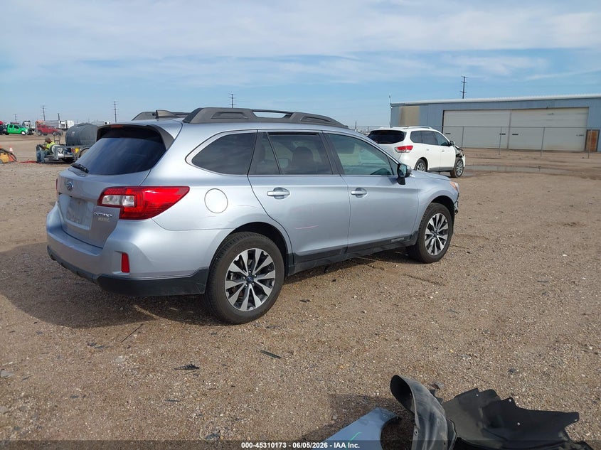 2017 Subaru Outback VIN 4S4BSAKC5H3320713 IAAI salvage auction — SIDE, Original (Texas), sold $5,100 on 2026-07-05 (photo 4)