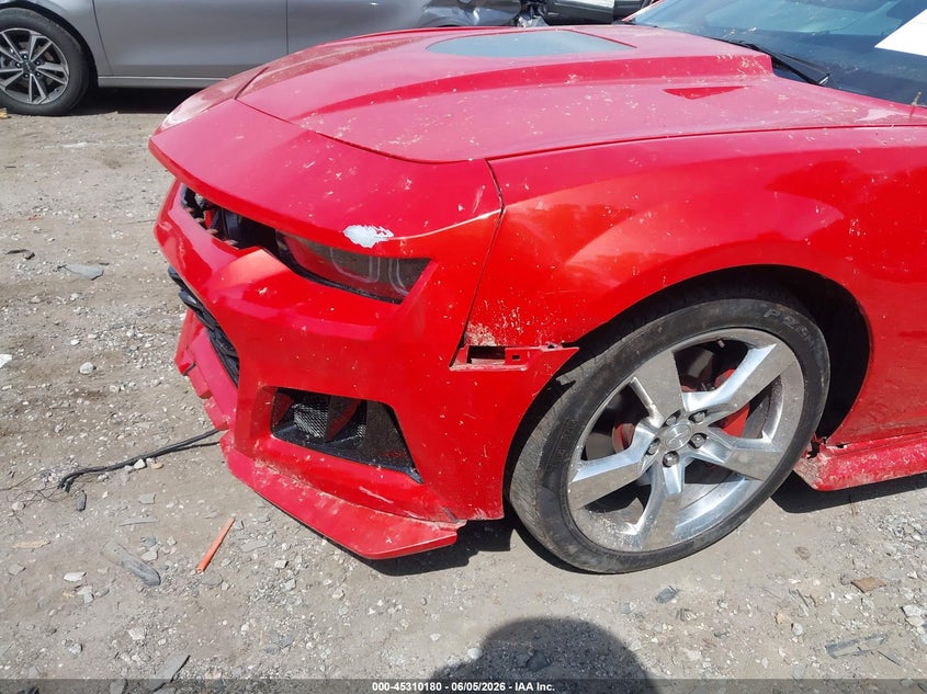 2011 Chevrolet Camaro VIN 2G1FK3DJ3B9211638 IAAI salvage auction — FRONT & REAR, Salvage (Georgia), sold $3,750 on 2026-07-09 (photo 6)