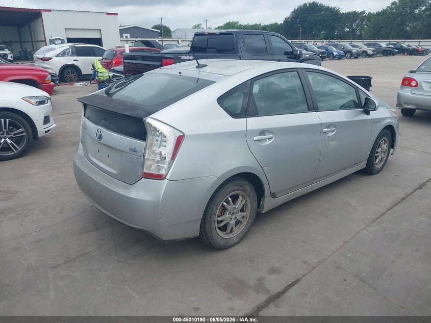 2010 Toyota Prius VIN JTDKN3DU4A0209011 IAAI salvage auction — NORMAL WEAR, Original (Texas), sold $1,375 on 2026-07-21 (photo 4)