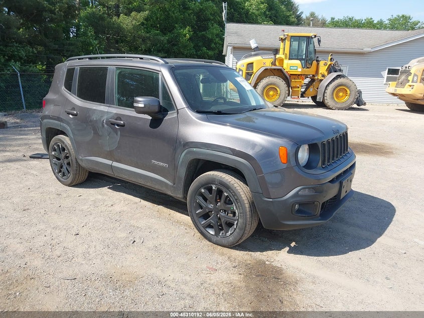 2017 Jeep Renegade VIN ZACCJBBB2HPF41402 IAAI salvage auction — LEFT SIDE, Salvage Title, sold $1,900 on 2026-07-06 (photo 1)