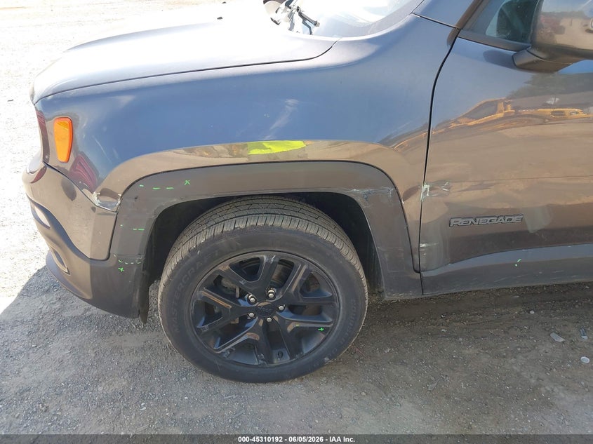 2017 Jeep Renegade VIN ZACCJBBB2HPF41402 IAAI salvage auction — LEFT SIDE, Salvage Title, sold $1,900 on 2026-07-06 (photo 6)