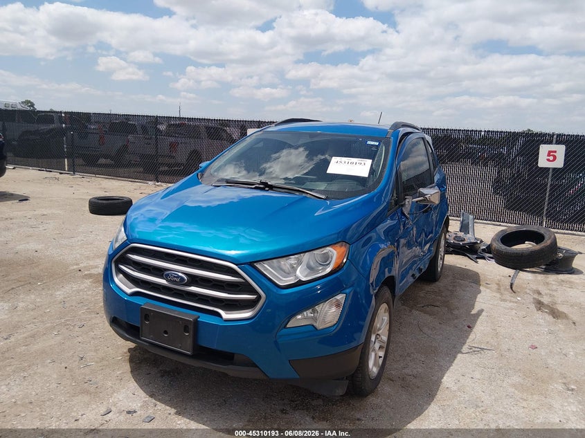 2020 Ford Ecosport VIN MAJ3S2GE2LC313712 IAAI salvage auction — LEFT SIDE, Salvage (Texas), sold $375 on 2026-07-28 (photo 2)
