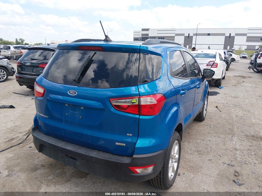 2020 Ford Ecosport VIN MAJ3S2GE2LC313712 IAAI salvage auction — LEFT SIDE, Salvage (Texas), sold $375 on 2026-07-28 (photo 4)