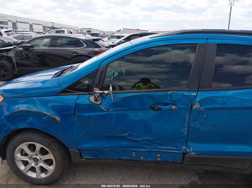 2020 Ford Ecosport VIN MAJ3S2GE2LC313712 IAAI salvage auction — LEFT SIDE, Salvage (Texas), sold $375 on 2026-07-28 (photo 6)