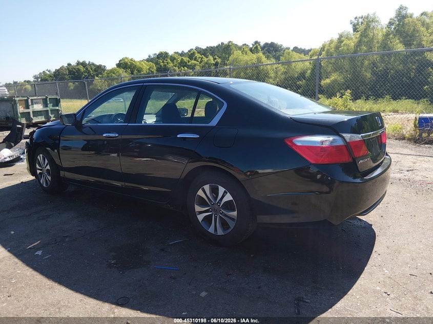 2013 Honda Accord VIN 1HGCR2F31DA146084 IAAI salvage auction — LEFT FRONT, Clear (Indiana), sold $1,500 on 2026-07-29 (photo 3)