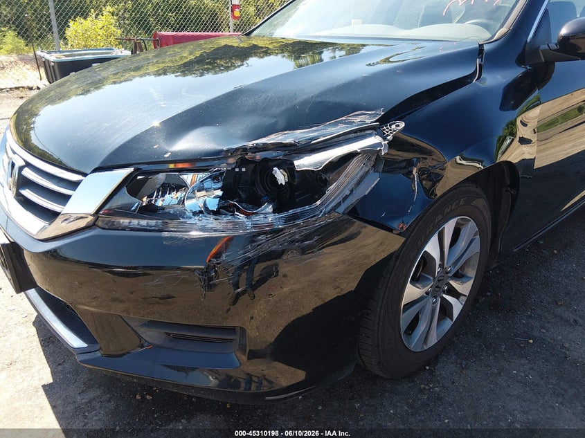 2013 Honda Accord VIN 1HGCR2F31DA146084 IAAI salvage auction — LEFT FRONT, Clear (Indiana), sold $1,500 on 2026-07-29 (photo 6)