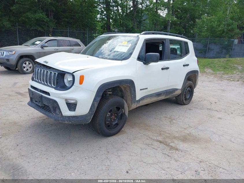 2019 Jeep Renegade VIN ZACNJBAB0KPK84996 IAAI salvage auction — RIGHT FRONT, Salvage (Maine), sold $1,025 on 2026-07-20 (photo 2)