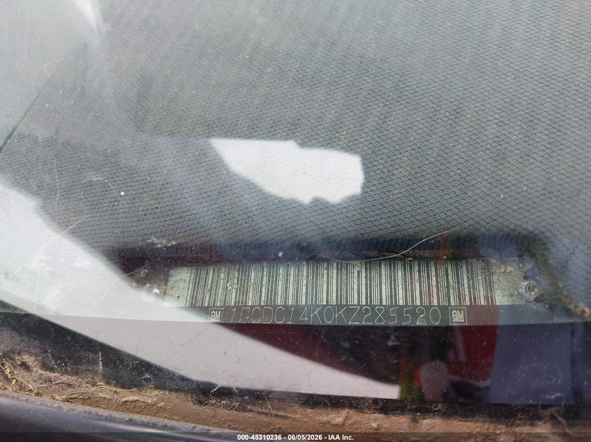 1989 Chevrolet Gmt-400 VIN 1GCDC14K0KZ285520 IAAI salvage auction — NORMAL WEAR, Salvage Title - Dealer (California), sold $225 on 2026-07-09 (photo 9)