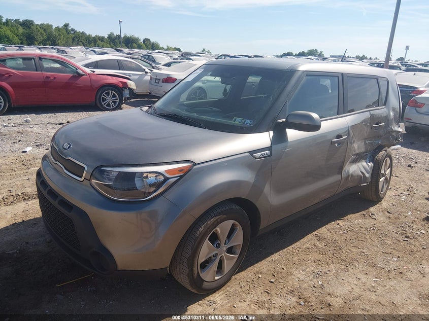 2016 Kia Soul VIN KNDJN2A21G7289862 IAAI salvage auction — REAR END, Salvage Title, sold $600 on 2026-07-22 (photo 2)