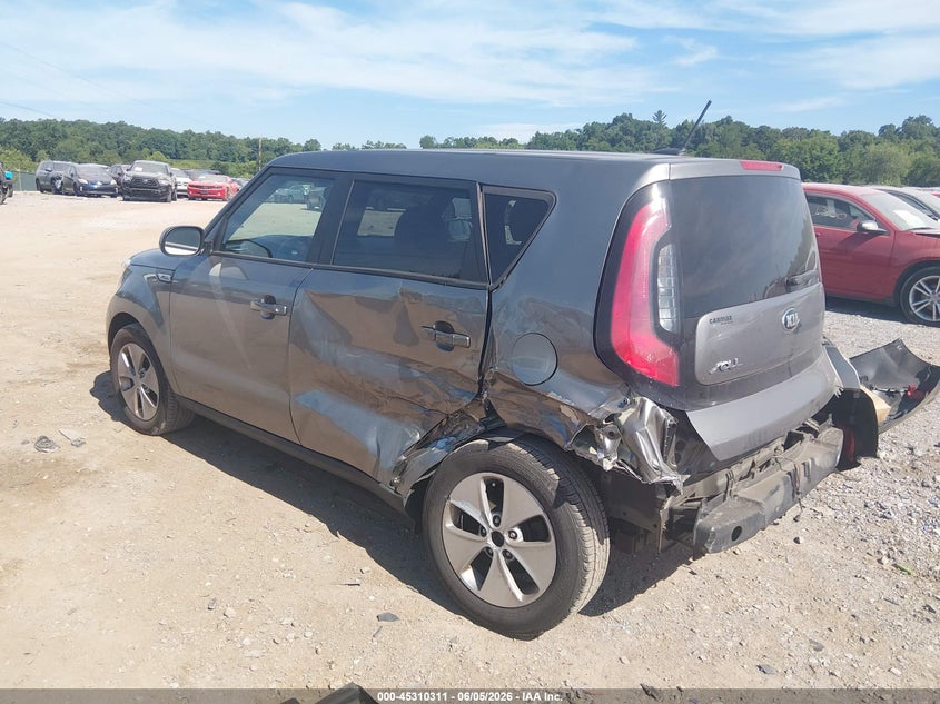 2016 Kia Soul VIN KNDJN2A21G7289862 IAAI salvage auction — REAR END, Salvage Title, sold $600 on 2026-07-22 (photo 3)