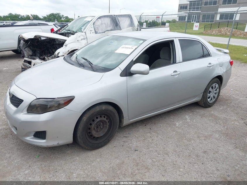 2009 Toyota Corolla VIN JTDBL40E099032619 IAAI salvage auction — LEFT REAR, Original (Texas), sold $1,475 on 2026-07-21 (photo 2)