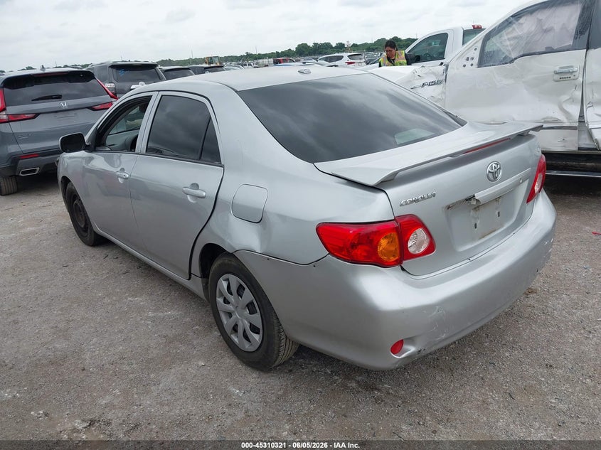 2009 Toyota Corolla VIN JTDBL40E099032619 IAAI salvage auction — LEFT REAR, Original (Texas), sold $1,475 on 2026-07-21 (photo 3)