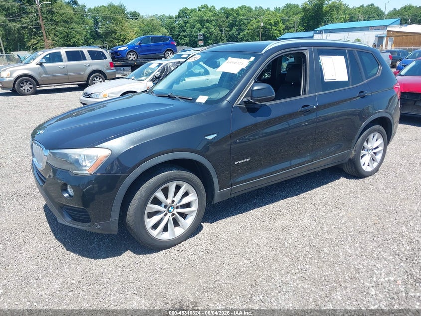 2015 BMW X3 VIN 5UXWX9C55F0D50218 IAAI salvage auction — NORMAL WEAR, Clear (South Carolina), sold $950 on 2026-07-07 (photo 2)