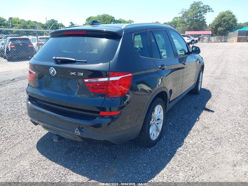 2015 BMW X3 VIN 5UXWX9C55F0D50218 IAAI salvage auction — NORMAL WEAR, Clear (South Carolina), sold $950 on 2026-07-07 (photo 4)