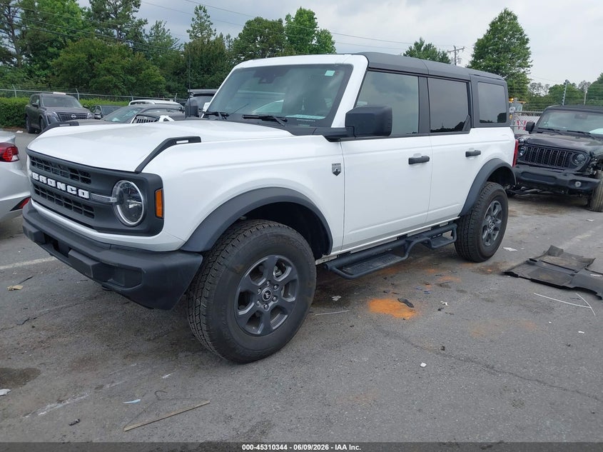 2025 Ford Bronco VIN 1FMDE7BH6SLB51596 IAAI salvage auction — REAR END, Salvage (North Carolina), sold $20,200 on 2026-07-29 (photo 2)