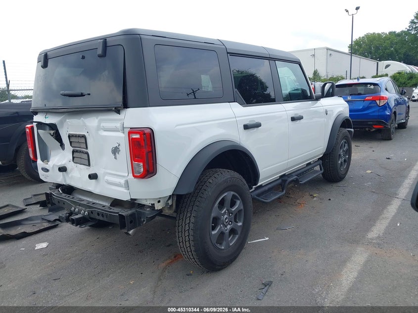 2025 Ford Bronco VIN 1FMDE7BH6SLB51596 IAAI salvage auction — REAR END, Salvage (North Carolina), sold $20,200 on 2026-07-29 (photo 4)