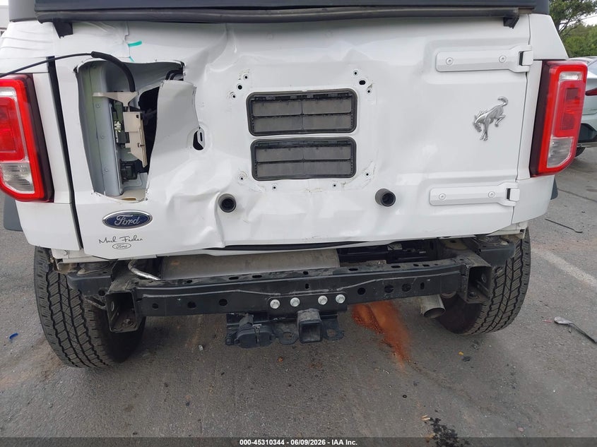 2025 Ford Bronco VIN 1FMDE7BH6SLB51596 IAAI salvage auction — REAR END, Salvage (North Carolina), sold $20,200 on 2026-07-29 (photo 6)