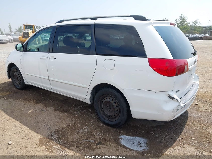 2008 Toyota Sienna VIN 5TDZK23C58S190132 IAAI salvage auction — NORMAL WEAR, Clear (California), sold $225 on 2026-07-29 (photo 3)