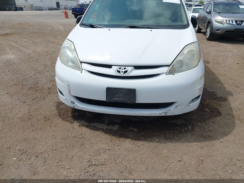 2008 Toyota Sienna VIN 5TDZK23C58S190132 IAAI salvage auction — NORMAL WEAR, Clear (California), sold $225 on 2026-07-29 (photo 6)