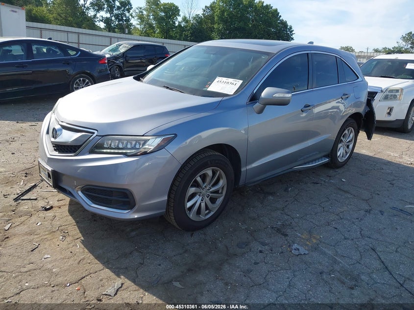 2016 Acura Rdx VIN 5J8TB4H59GL022944 IAAI salvage auction — REAR END, Salvage Title, sold $1,700 on 2026-08-26 (photo 2)