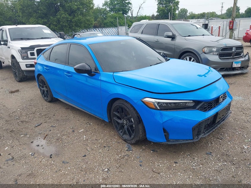 2026 Honda Civic VIN 19XFL2H89TE017348 IAAI salvage auction — SIDE, Salvage (Illinois), sold $8,600 on 2026-07-28 (photo 1)