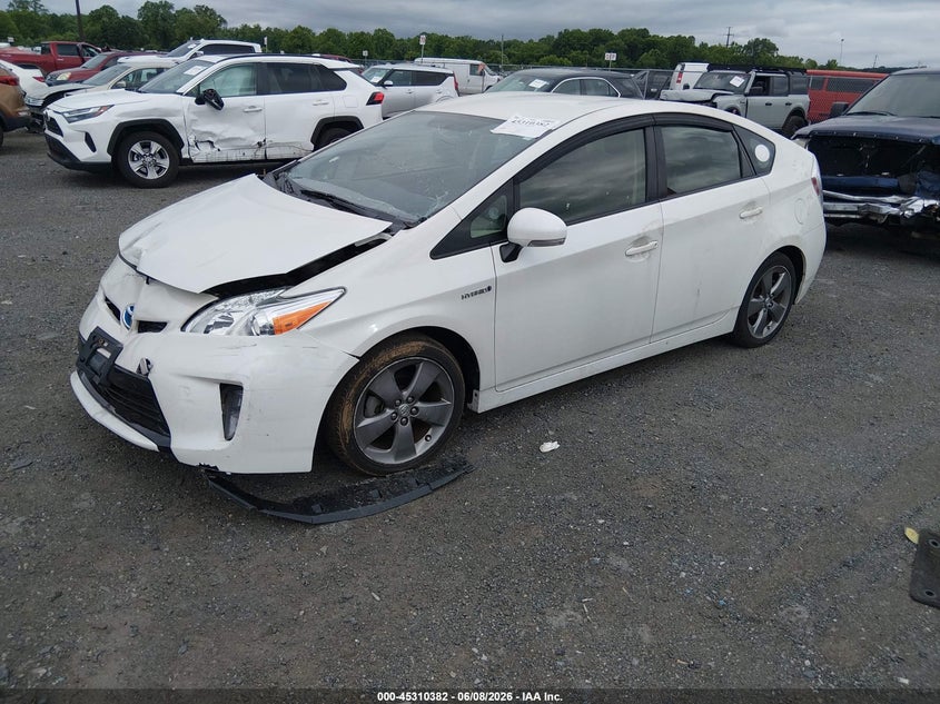 2015 Toyota Prius VIN JTDKN3DU2F0425740 IAAI salvage auction — FRONT END, Salvage Title, sold $2,750 on 2026-07-20 (photo 2)