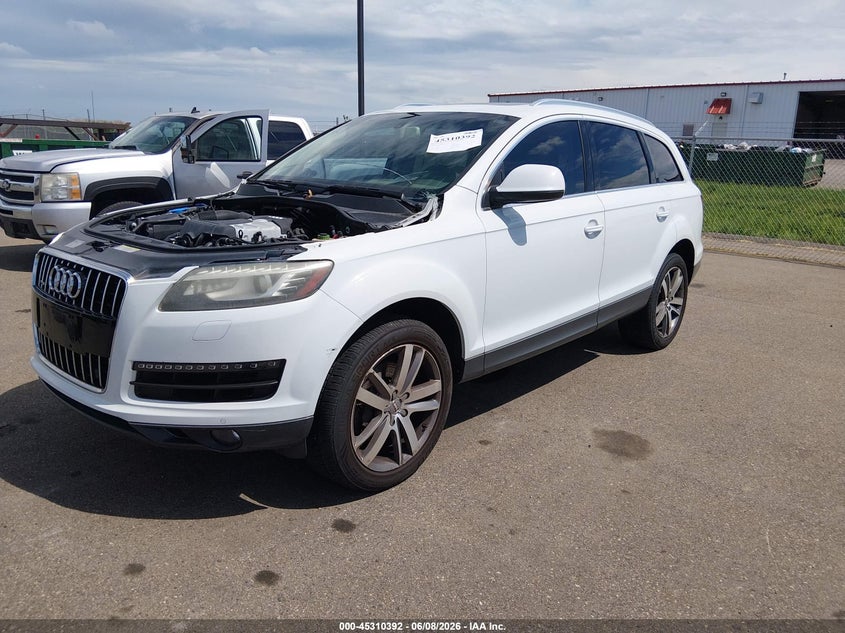 2014 Audi Q7 VIN WA1LGAFE8ED006933 IAAI salvage auction — FRONT END, Salvage Title, sold $1,325 on 2026-07-27 (photo 2)