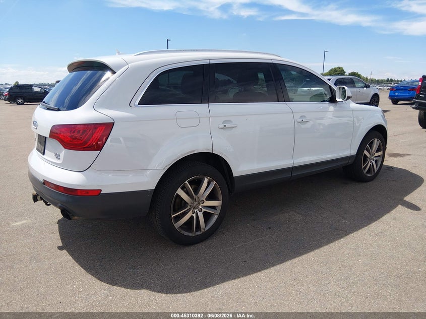 2014 Audi Q7 VIN WA1LGAFE8ED006933 IAAI salvage auction — FRONT END, Salvage Title, sold $1,325 on 2026-07-27 (photo 4)