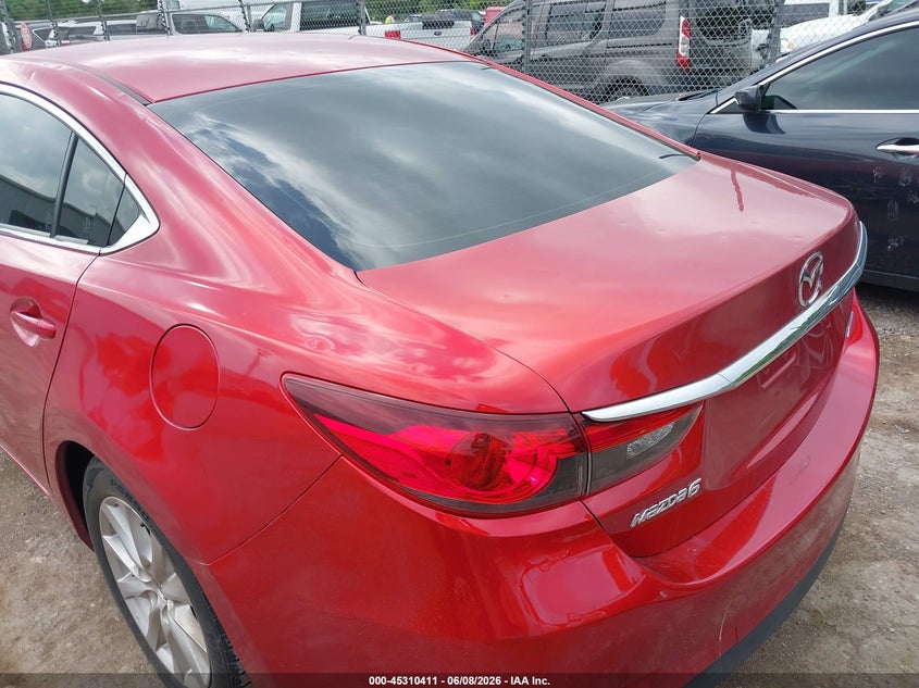 2015 Mazda 6 VIN JM1GJ1U69F1176080 IAAI salvage auction — HAIL, Clear (Oklahoma), sold $1,925 on 2026-09-01 (photo 6)