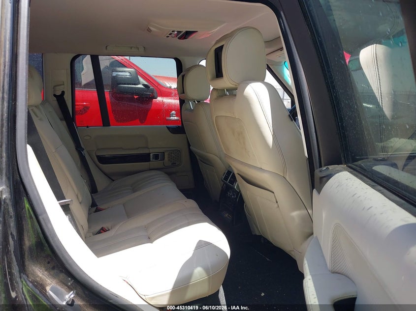 2009 Land rover RANGE ROVER VIN SALMP13449A302215 IAAI salvage auction — NORMAL WEAR, Original (Texas), sold $725 on 2026-07-07 (photo 8)